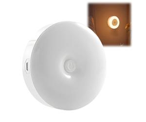 XIAGER Rechargeable LED Touch Light with Magnetic Base,Portable Night Lamp with 3 Color Modes & Stepless Dimming,Wireless Stick-On Mini Light for Night Feeds Wardrobe Kitchen Nursery & Bedroom