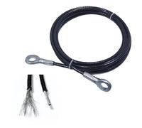 xiaghua369 1m/1.5m/1.8m/2m/2.5m/3m/3.5m/4m/5m/6m/7m Gym Wire Rope Heavy Duty Steel Wirerope For Home Cable Machine Thick 5mm Rope Fitness Pulley Accessories (Size : 1.5m)