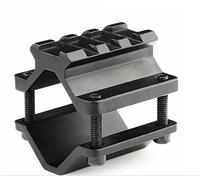 xiaghua369 1pc Hunting Universal Single Rail Picatinny Weaver Mount With 3 Slots Clamp On For Scope