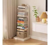 XIAGJAO Bookshelves and Bookcases, 5-Tier Ladder Shelf - Wooden Narrow Book Shelf, Vintage Book Rack for Bedroom Living Room Home,N (Color:White)