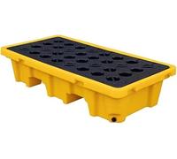 XIAGJAO Modular Spill Containment Pallet, Drum Spill Containment Platform, Leak-proof Plastic Pallet,N(Size:130 * 68 * 30cm)