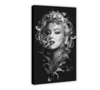 XIAGN Actress Marilyn Monroe Poster (15) Canvas Poster Bedroom Decor Landscape Office Room Decor Gift 16x24inch(40x60cm)