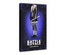 XIAGN Battle Royale Movie Poster Canvas Poster Bedroom Decor Landscape Office Room Decor Gift 12x18inch(30x45cm)