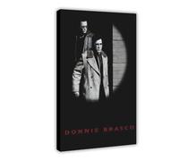 XIAGN Donnie Brasco Movie Poster Canvas Poster Wall Art Decor Print Picture Paintings for Living Room Bedroom Decoration 16x24inch(40x60cm)