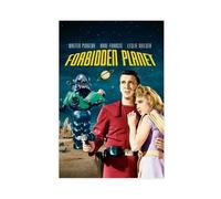 XIAGN Forbidden Planet Movie Poster Canvas Poster Bedroom Decor Landscape Office Room Decor Gift 12x18inch(30x45cm)