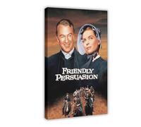 XIAGN Friendly Persuasion 90s Movie Poster Canvas Poster Wall Art Decor Print Picture Paintings for Living Room Bedroom Decoration 08x12inch(20x30cm)
