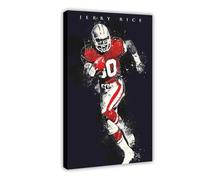 XIAGN Jerry Rice Poster (2) Canvas Poster Bedroom Decor Landscape Office Room Decor Gift 20x30inch(50x75cm)