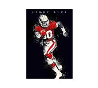 XIAGN Jerry Rice Poster (2) Canvas Poster Wall Art Decor Print Picture Paintings for Living Room Bedroom Decoration 12x18inch(30x45cm)