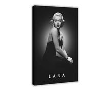 XIAGN Lana Turner 20th Century Actress Poster Canvas Poster Bedroom Decor Landscape Office Room Decor Gift 24x36inch(60x90cm)