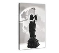 XIAGN Lucille Ball 20th Century Actress Poster Canvas Poster Wall Art Decor Print Picture Paintings for Living Room Bedroom Decoration 24x36inch(60x90cm)