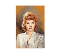 XIAGN Lucille Ball Poster Canvas Poster Wall Art Decor Print Picture Paintings for Living Room Bedroom Decoration 12x18inch(30x45cm)