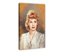 XIAGN Lucille Ball Poster Canvas Poster Wall Art Decor Print Picture Paintings for Living Room Bedroom Decoration 16x24inch(40x60cm)