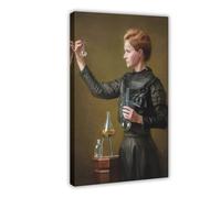 XIAGN Marie Curie Poster (1) Canvas Poster Wall Art Decor Print Picture Paintings for Living Room Bedroom Decoration 20x30inch(50x75cm)