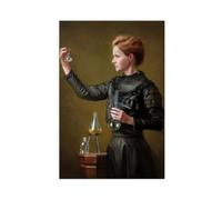 XIAGN Marie Curie Poster (1) Canvas Poster Wall Art Decor Print Picture Paintings for Living Room Bedroom Decoration 12x18inch(30x45cm)