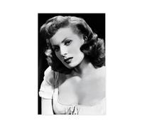 XIAGN Maureen O'Hara 20th Century Actress Poster Canvas Poster Bedroom Decor Landscape Office Room Decor Gift 12x18inch(30x45cm)
