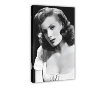 XIAGN Maureen O'Hara 20th Century Actress Poster Canvas Poster Wall Art Decor Print Picture Paintings for Living Room Bedroom Decoration 24x36inch(60x90cm)
