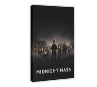 XIAGN Midnight Mass TV Series Poster Canvas Poster Wall Art Decor Print Picture Paintings for Living Room Bedroom Decoration 24x36inch(60x90cm)