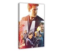 XIAGN Movie Poster Mission Impossible Canvas Poster Bedroom Decor Landscape Office Room Decor Gift 16x24inch(40x60cm)