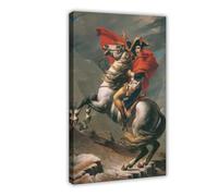 XIAGN Napoleon Crossing The St. Bernard Pass in The Alps Poster Canvas Poster Bedroom Decor Landscape Office Room Decor Gift 12x18inch(30x45cm)