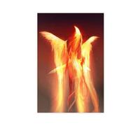 XIAGN Phoenix Rising Poster Canvas Poster Bedroom Decor Landscape Office Room Decor Gift 24x36inch(60x90cm)