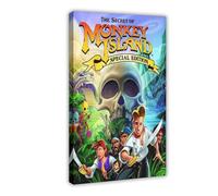 XIAGN The Secret of Monkey Island Game Poster Canvas Poster Bedroom Decor Landscape Office Room Decor Gift 24x36inch(60x90cm)