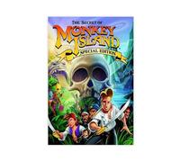 XIAGN The Secret of Monkey Island Game Poster Canvas Poster Wall Art Decor Print Picture Paintings for Living Room Bedroom Decoration 24x36inch(60x90cm)