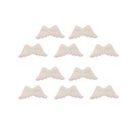 XIAHIOPT 10pc/20PCS/50PCS Plush Angel Wing Appliques Hair Clip Hairband Gift Wristband Clothes Sewing Craft Patches for Hairband