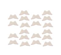 XIAHIOPT 10pc/20PCS/50PCS Plush Angel Wing Appliques Hair Clip Hairband Gift Wristband Clothes Sewing Craft Patches for Hairband
