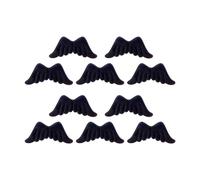 XIAHIOPT 10pc/20PCS/50PCS Plush Angel Wing Appliques Hair Clip Hairband Gift Wristband Clothes Sewing Craft Patches for Hairband