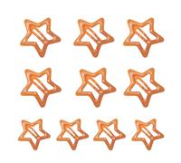 XIAHIOPT 10pcs Candy Color Star Shape Hairpins Hot Girls Metal Star Hair Clip Barrettes Star Hair Clip for Teens
