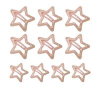 XIAHIOPT 10pcs Candy Color Star Shape Hairpins Hot Girls Metal Star Hair Clip Barrettes Star Hair Clip for Teens