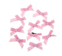 XIAHIOPT 10PCS Small Bowknot Shape Hairpins Plush Bowknot Hair Clip Makeup Hair Clip for Woman Ponytail Hair Clip