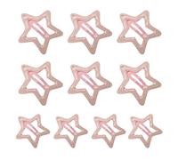 XIAHIOPT 10pcs Star Shape Hairpins Hair Clip Barrettes Star Hair Clip for Teens