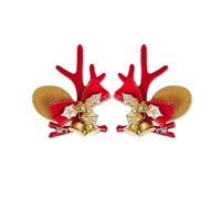 XIAHIOPT 2pcs Cartoon Christmas Hair Clip Festival Headwear for Woman Kids Bangs Taking Photo Shopping Travel