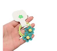 XIAHIOPT 2Pcs Girls Jelly Flower Hairband Spring Sweet Headband Hair Tie for Elastic Rubber Hair Bands Kids Accessories