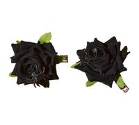 XIAHIOPT 2Pcs Hair Rose Clips Small Bow Hair Clips Hair Barrettes Hair Clip Flower Hairpins for Women Girls Kids