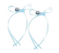 XIAHIOPT 2Pcs Heart and Bowknot Ribbon Hairpiece Colorful Hair Clip Comfortable Hair Grip Stylish Women Hairpin Party Accessory