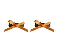 XIAHIOPT 2PCS Ribbon Bowknot Shape Hairpin for Girls Cute Sweet Style Charm Hair Barrettes Aesthetic Cloth Hair Headpieces