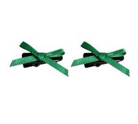XIAHIOPT 2PCS Ribbon Bowknot Shape Hairpin for Girls Cute Sweet Style Charm Hair Barrettes Aesthetic Cloth Hair Headpieces