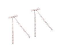 XIAHIOPT 2pcs/set Bowknot Hair Clip Travel Makeup Headwear for Woman Girls Taking Photo Shopping Camping
