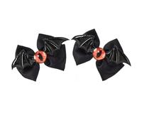 XIAHIOPT 2x Girls Bowtie Cosplay Devil Eye Hairpin Headwear Punk Hair Jewelry Unique Bowknot Headwear Cool Bowknot