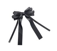 XIAHIOPT Bowknot Shape Hairpins Hot Girl Long Ribbon Bowknot Duckbills Hair Clip Wedding Hair Clip for Woman Ponytail Hair Clip