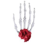 XIAHIOPT Cool Girls Skeleton Hand Hairpin Trend Barrettes Fashion Hair Ornament Statement Headpiece Women Head Wrap for Ladies