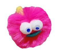 XIAHIOPT Creative Pompoms Shape Hairpin for Sweet Girls Taking Photo Hair Barrettes Aesthetics Plush Hair Accessories