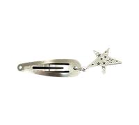 XIAHIOPT Dangle Solid/Hollow Star Decors Hairpins Hair Clip Hair Clip for Woman Ponytail Bangs Decor