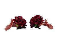 XIAHIOPT Dark Series Cosplay Costume Witch Sheep Hairpin Gothic Sheep Hair Styling for Live Show Hair Clip Gothic Witch