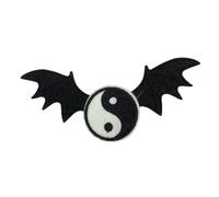 XIAHIOPT Girls Hair Clips Taiji-Bagua Halloween Cosplay Devil Wing Hairpin Headwear Punk Hair Jewelry Unique Black Headwear