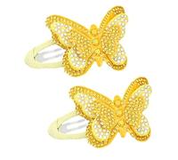 XIAHIOPT Girls Rhinestones Butterfly Hair Clips Side Hairpin Women Hair Styling Tools for Side Hair 2000s Korean-Style Hairpin