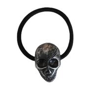 XIAHIOPT Gothics Skull Hairband Cool Girl Dark Series Headband Elastic Hair Tie for Halloween Rubber Hair Rope Party Accessories