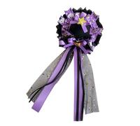 XIAHIOPT Halloween Pumpkin Hair Clips Choker Bowlers Hat Bat Wing for Girls Halloween Devil Wing with Lace Ribbon